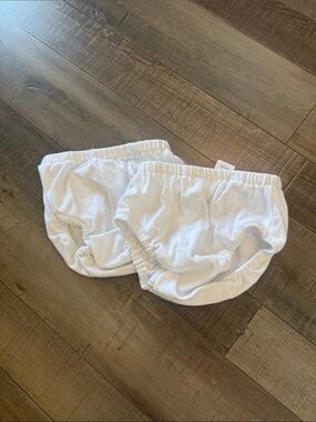 City Threads White Terry Cloth Diaper Covers - Set of 2